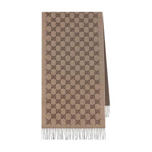 Gucci Brown Winter Scarves