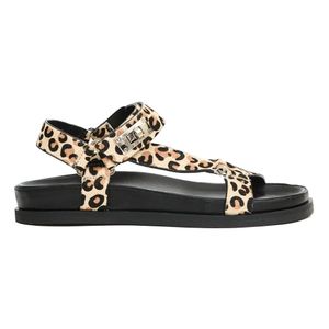 Strategia Black Flat Sandals