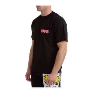 Short sleeve t-shirt crew neckline Gcds pour homme en coloris Noir