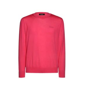 DSquared² Pink Round-Neck Knitwear for men