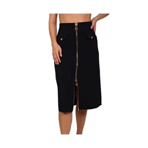Elisabetta Franchi Black Midi Skirts