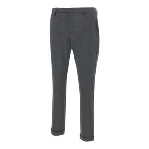 Dondup Grey Slim-Fit Trousers for men