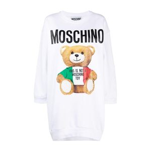 Moschino Sweatshirt Dress in het Wit