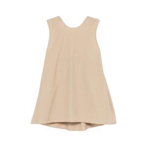 Carven Natural Sleeveless Tops