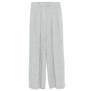 Brunello Cucinelli Grey Wide Trousers