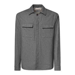 Eleventy Grey Casual Shirts for men