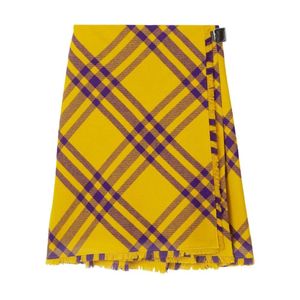 Burberry Yellow Short Skirts