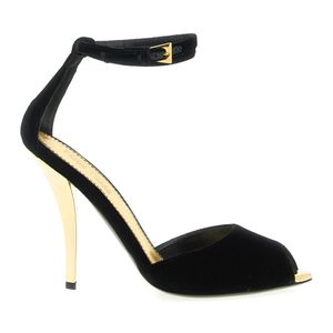 Paris Texas Black High Heel Sandals