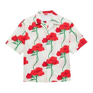 KENZO Red Short Sleeve Shirts for men