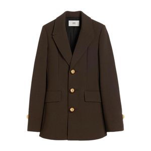 AMI Braun Three Buttons Jacket