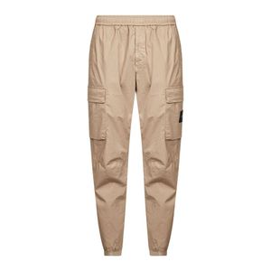 Stone Island Natural Slim-Fit Trousers for men