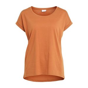Vila T-shirt in het Oranje