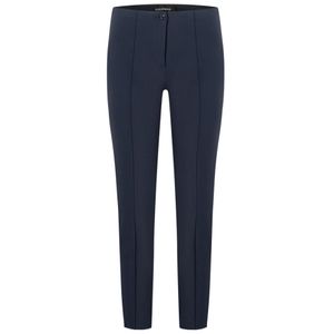 Cambio Blue Slim-Fit Trousers