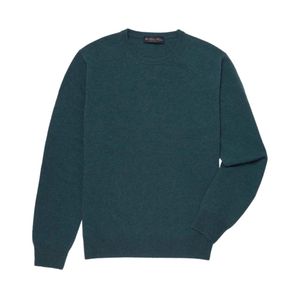 Brooks Brothers Green Round-Neck Knitwear for men