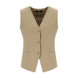 Weekend by Maxmara Green Waistcoats for men