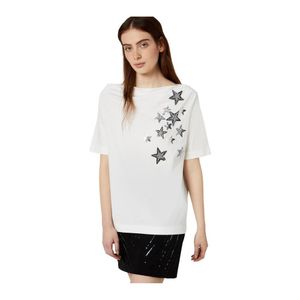Liu Jo Shirt Met Glitterdetails in het Wit