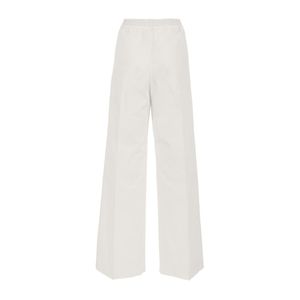 Agnona Cotton Stretch Trousers in het Wit