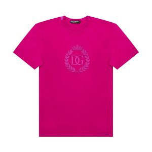 Dolce & Gabbana Logo T-shirt in het Roze voor heren
