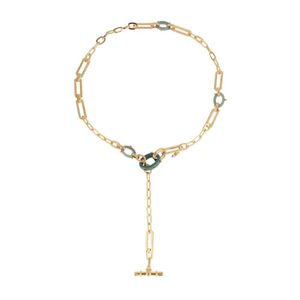 Gas Bijoux Sautoir Escale Chain Necklace in het Geel