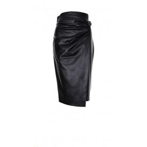 Relish Faux Leather Skirt Rda2004576008 in het Zwart