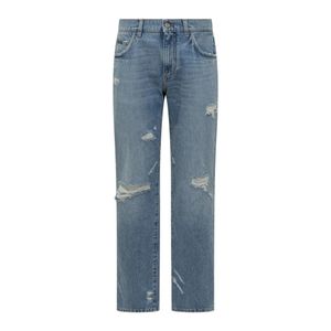 Dolce & Gabbana Blue Straight Jeans for men