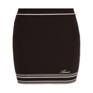 Amiri Black Short Skirts