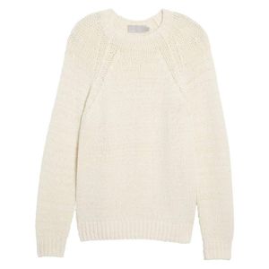 Diadora Sweater Crewneck Pullover Knit in het Wit voor heren