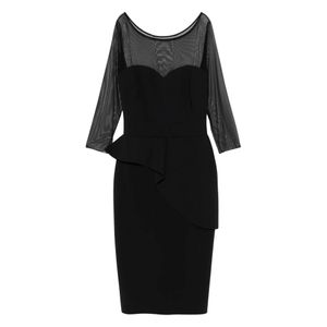 Chiara Boni Black Midi Dresses