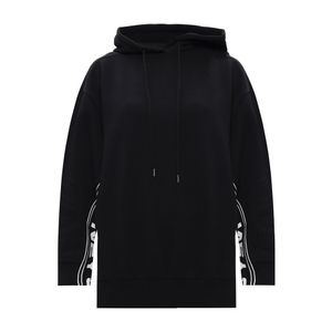 Stella McCartney Side Streep Hoodie in het Zwart