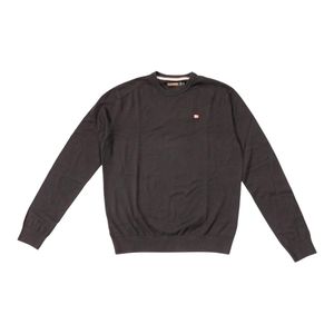 Napapijri Grey Round-Neck Knitwear for men