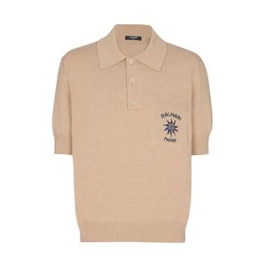 Balmain Natural Polo Shirts for men