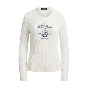 Ralph Lauren White Round-Neck Knitwear