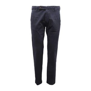 Berwich Blue Slim-Fit Trousers for men