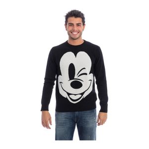 Mc2 Saint Barth Disney® Special Edition Mickey Mouse Sweater in het Zwart voor heren
