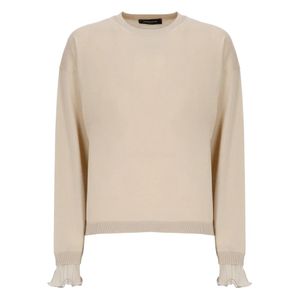 Fabiana Filippi Natural Round-Neck Knitwear