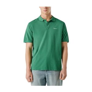 Pepe Jeans Green Polo Shirts for men