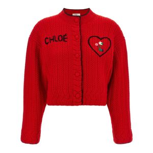 Chloé Red Cardigans