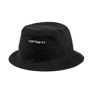 Carhartt WIP Script Bucket Hat I026217.89 in het Zwart