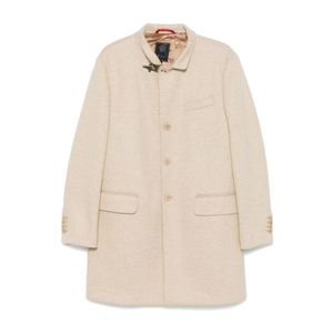 Fay Natural Single-Breasted Coats for men
