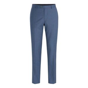 Oscar Jacobson Blue Suit Trousers for men