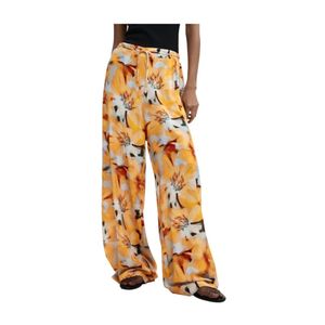 Desigual Orange Wide Trousers