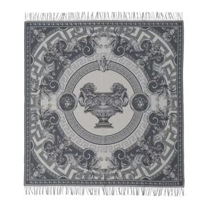 Versace Grey Winter Scarves