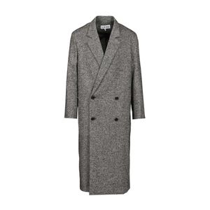 Loewe Grey Double-Breasted Coats for men
