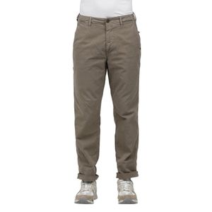 Mason's Grey Straight Trousers for men