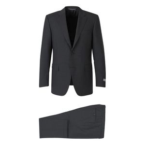 Canali Wool Travel Suit in het Grijs voor heren