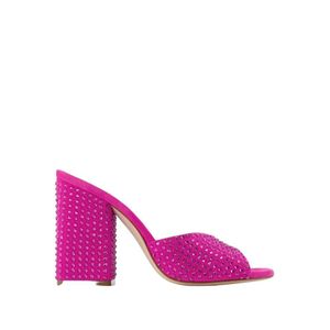 Paris Texas Purple Heeled Mules