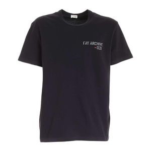 Fay T-shirt in het Zwart voor heren