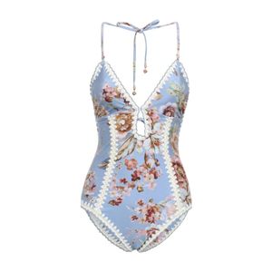 Zimmermann Blue One-Piece