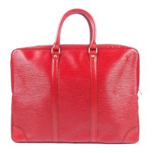Louis Vuitton Epi Leather Briefcase Travel Epi in het Rood