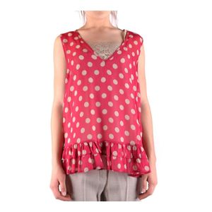 Twinset Red Sleeveless Tops